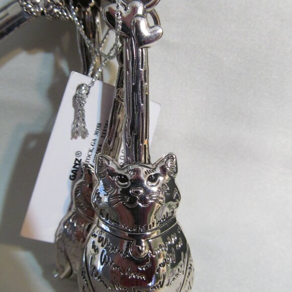 Ganz 4 Piece Metal Measuring Spoon Set Cats New in Box - Picture 8 of 14